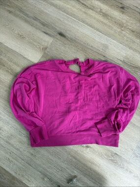 Athleta Bright Fuchsia Pullover Sweatshirt